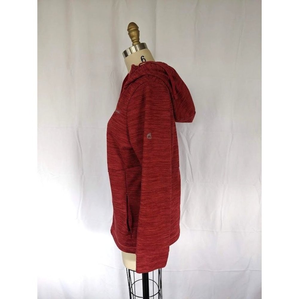 Women's Craghoppers Vector Zip Jacket Size US 8 Medium UK 12 EU 38 Red Hooded - Picture 2 of 7